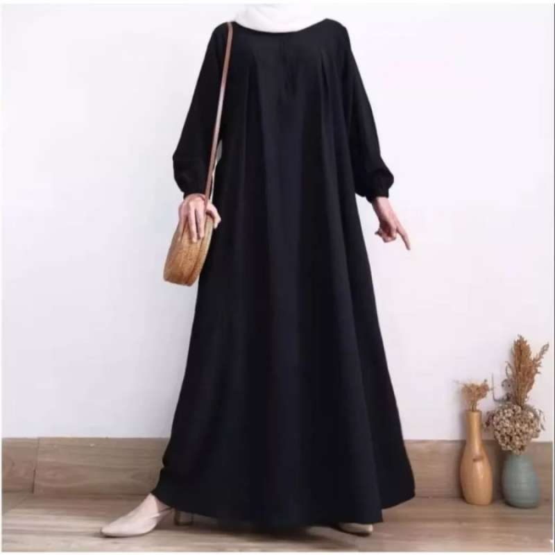 Jual Gamis Wanita Model Abaya Simple Elegan Terbaru Bahan Cey Crinkle Army M Di Seller Raindrop Cengkareng Timur Kota Jakarta Barat Blibli