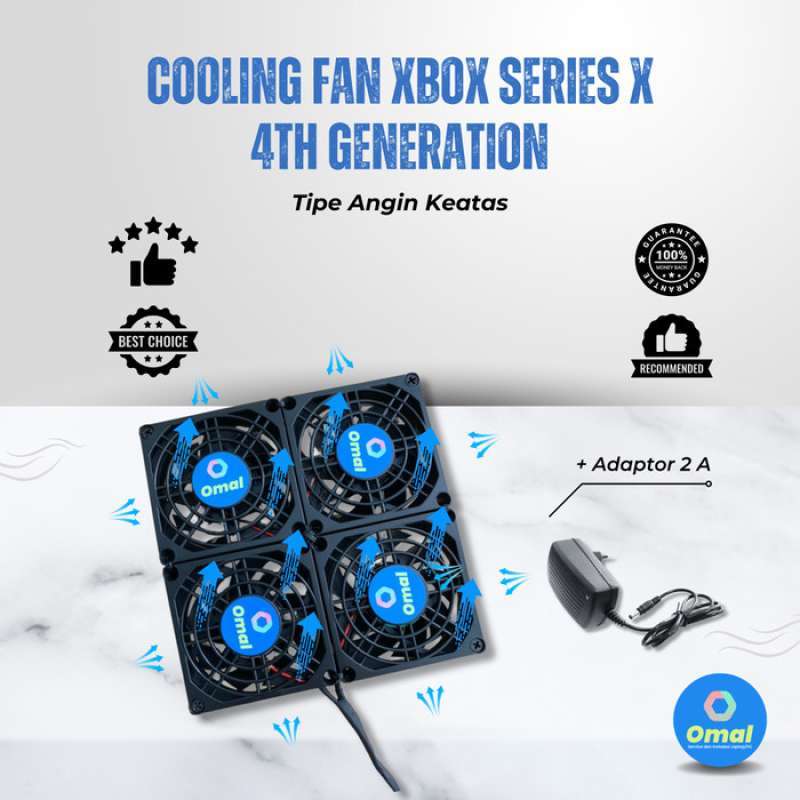 Jual Cooling Fan Xbox Series X 4th Generation Pendingin Xbox Generasi 4 Plus Adaptor Di Seller