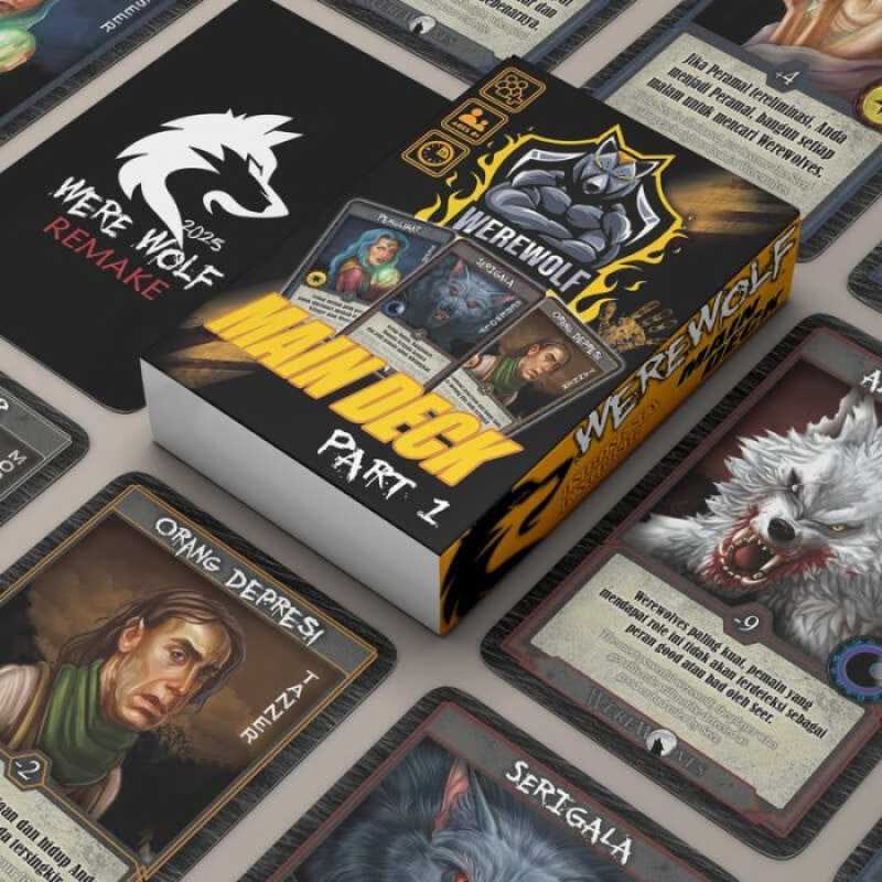 Promo Kartu Werewolf 2025 Bahasa Indonesia Lengkap Card Game Remake Movie Expand Diskon 29 Di