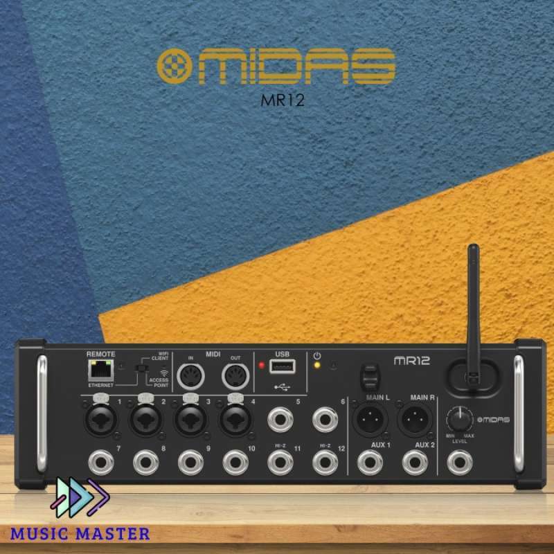 Promo Promo Mixer Digital Midas Mr12 Original Diskon 50 Di Seller