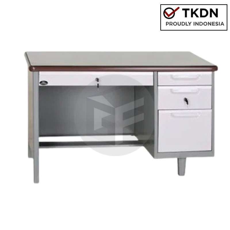 Jual Meja Kerja Besi Meja Kantor Kaki Besi Metal Safeguard Haravi Di