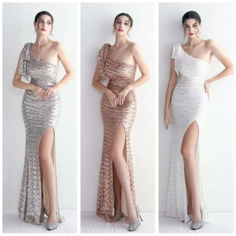 Gaun sequin cheap