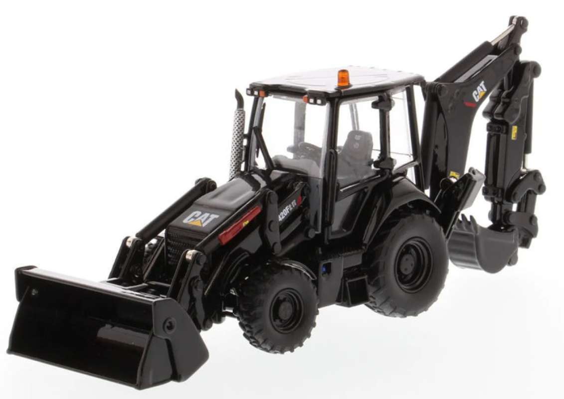 Diecast Masters 85234 CAT 420F2 IT Backhoe Loader 30th Anniv Black Miniatur  Alat Berat