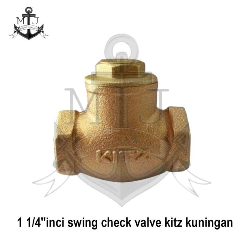 Promo 1 1/4inci Swing Check Valve Kitz Kuningan Diskon 23 Di Seller