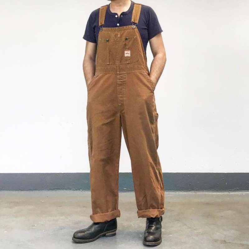 Jual Baju Kodok Cowok Panjang Overall Jeans Brown Custom Long Jumper Pants Cokelat Tua Di Seller Winter Cengkareng Timur Kota Jakarta Barat Blibli