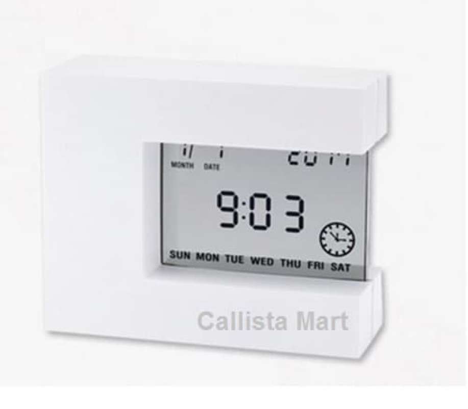 Mini So Clock Promo Miniso Digital Transparent Lcd Alarm Clock - Jam Meja Digital ...