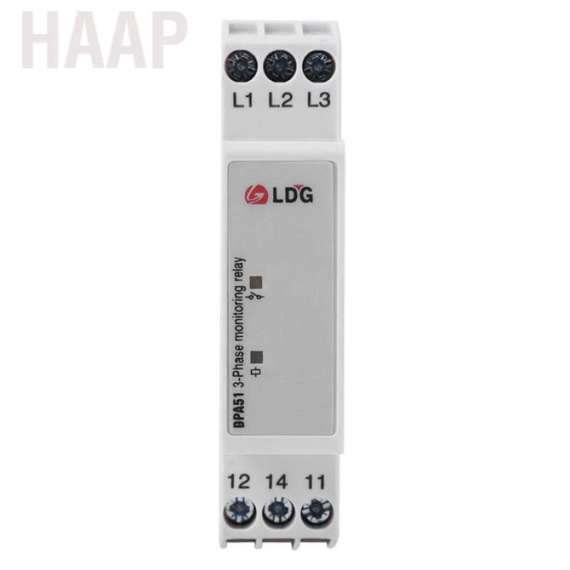 thumbnail image 2 of DPA51CM44 Phase Sequence Relay 3 Phase Monitoring Relay DPA51CM44 - Phase Sequence & Loss Protection 208-480VAC DIN Rail Mount DPA51CM44 Monitoring Relay 2 of 13