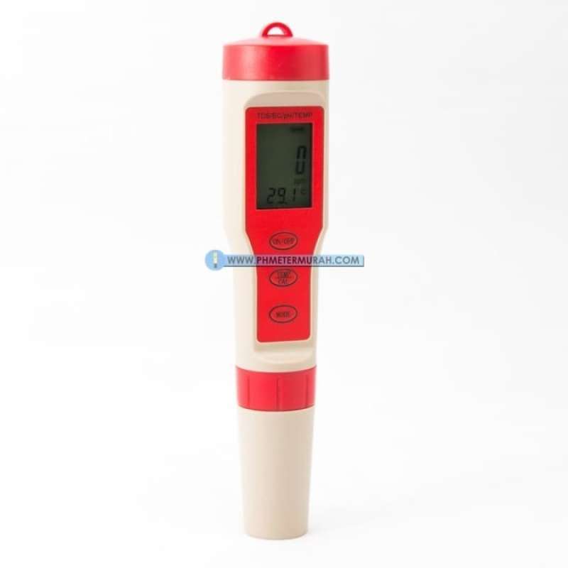 Tester Acqua 5 In 1 Portatile - Misuratore PH, TDS, Temperatura, Salinità E EC Per Acquari E Piscine - Foto 5