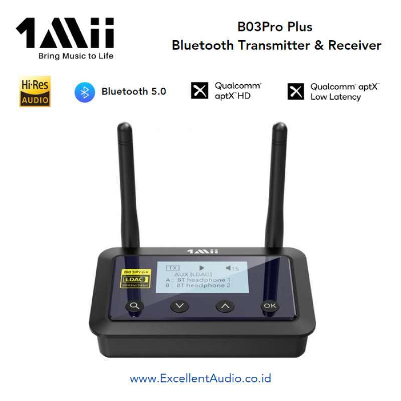 Jual Bluetooth Transmitter 1mii B03pro Plus Ultra Long Range Receiver