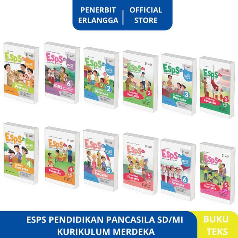 Jual Esps Pendidikan Pancasila Sd/mi Kelas 1 2 3 4 5 6 Revisi Kurikulum ...