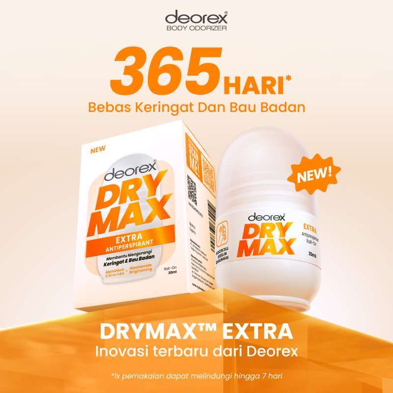 Drymax Liquid Promo Deorex Drymax Extra Clinical Antiperspirant Deodorant Whitening ...