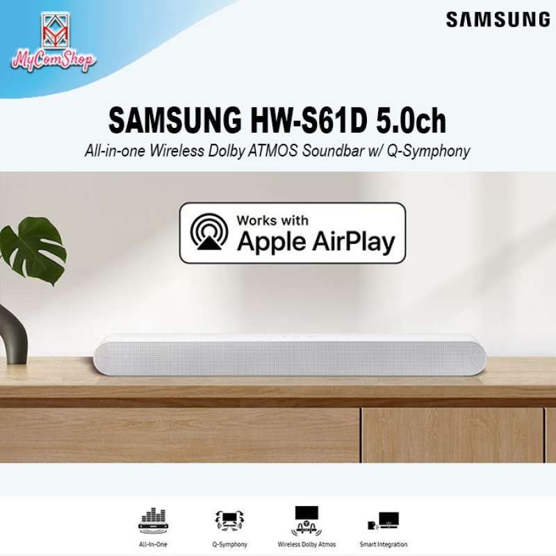 Bluetooth Samsung Wired Soundbar Samsung HW-J550 Powered Home