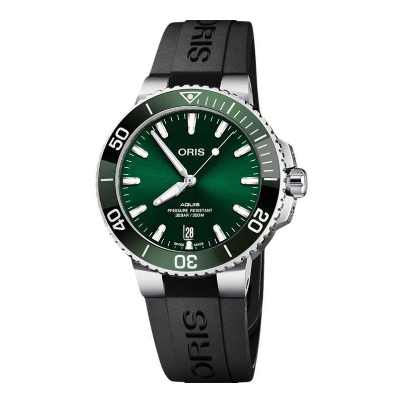 Promo Jam Tangan Pria Oris Aquis 01 733 7732 4157 07 4 21 64fc Date Men Green Dial Black Rubber Strap Diskon 30 Di Seller Machtwatch Official Store Kedoya Utara Kota Jakarta Barat Blibli