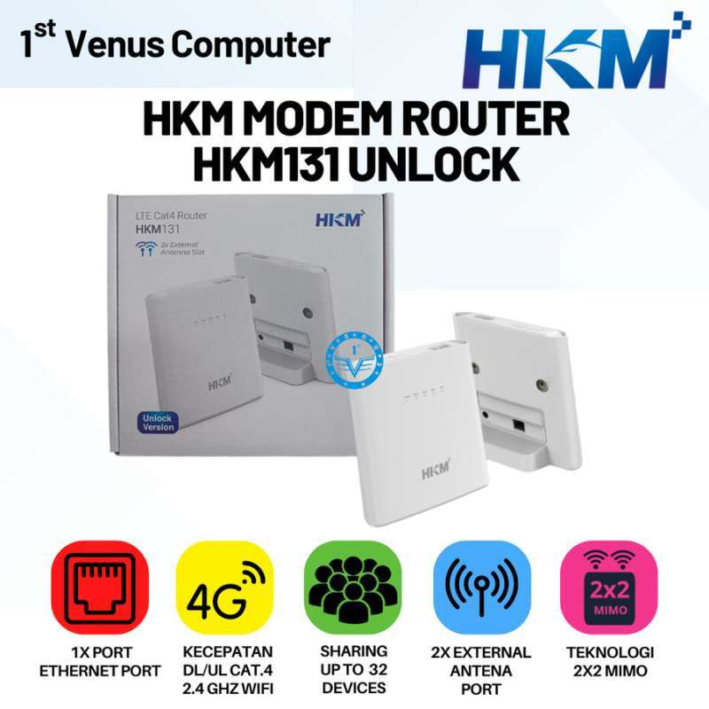 Jual Hkm131 Modem 4g Wifi Home Lte Cat4 Router Unlock All Operator ...