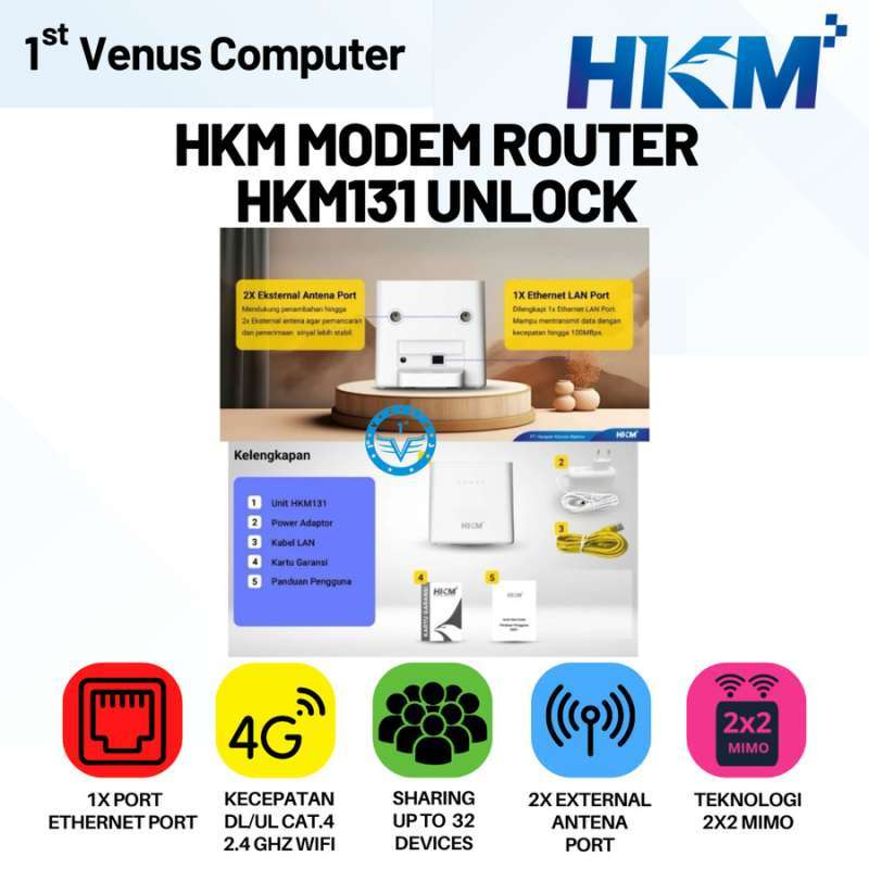 Jual Hkm131 Modem 4g Wifi Home Lte Cat4 Router Unlock All Operator