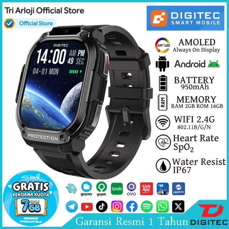 4G Global Smart Watch newest Aplikasi Inch