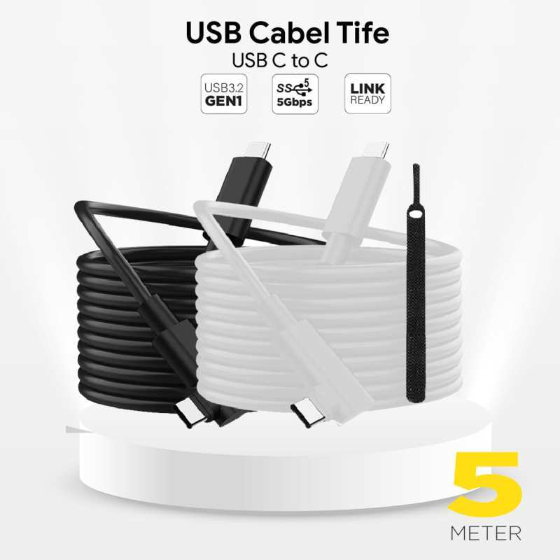 Promo Virtual Reality Link Cabel USB Kabel Data Meter For
