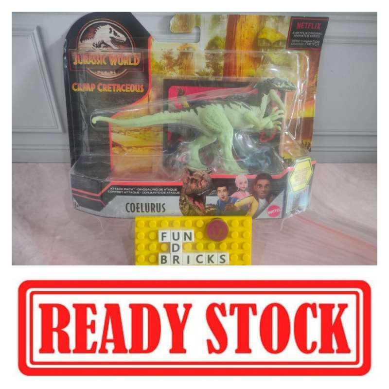 Jual Jurassic World Camp Cretaceous Attack Pack Coelurus Di Seller