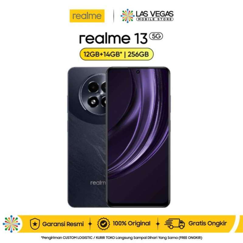 Promo Realme 13 5g - 12/256 GB Dark Purple Diskon 3% Di