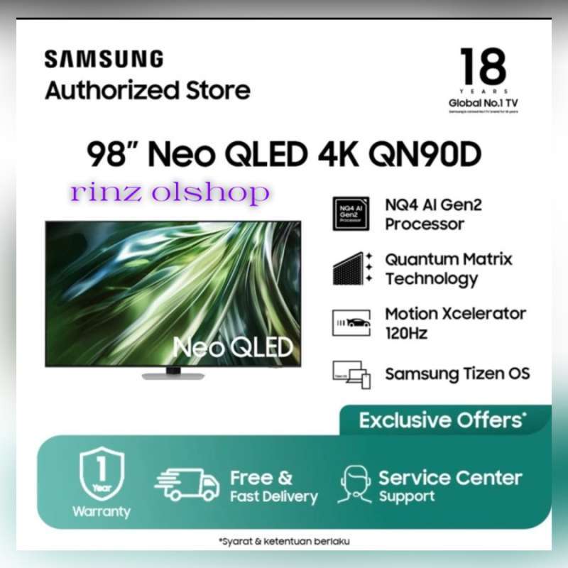Jual Samsung Neo Qled 98qn90d / Qa98qn90d 4k Smart Tv 98 Inch Di Seller ...