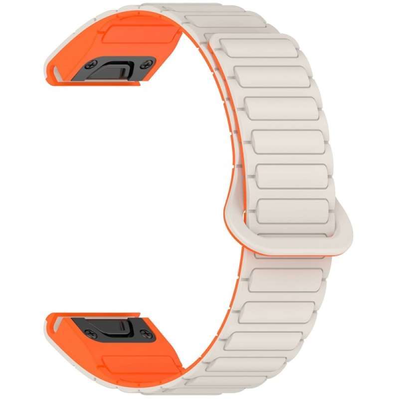 22mm Silicone Garmin Fenix 5s Plus Orange Garmin Marq ANCOOL For