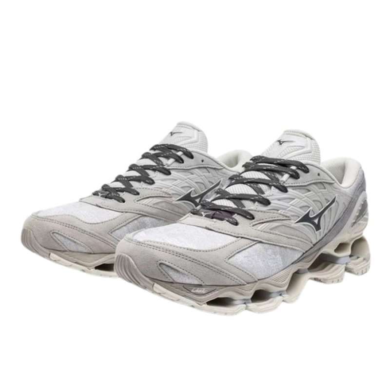 Sepatu Pria Mizuno Wave Propechy LS Nimbus Cloud Silver Cloud  (MIZD1GA245401) Original