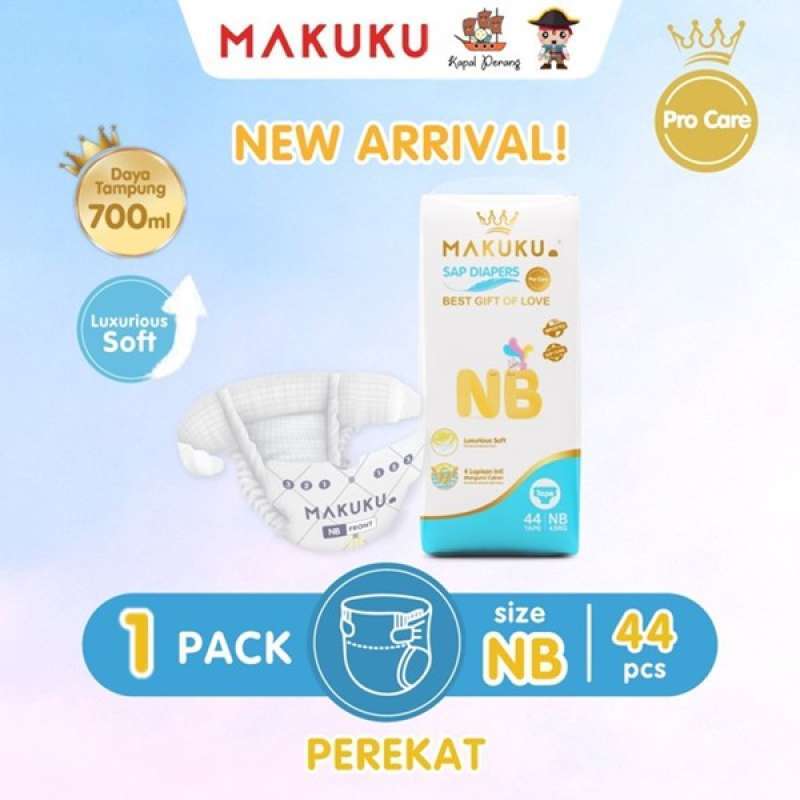 Makuku Pampers Procare Makuku Premium Diapers ProCare Tape Style