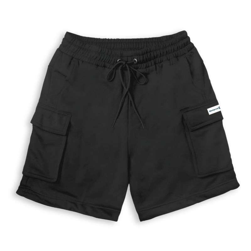 Blackgroud Celana Cargo Pendek Flecee