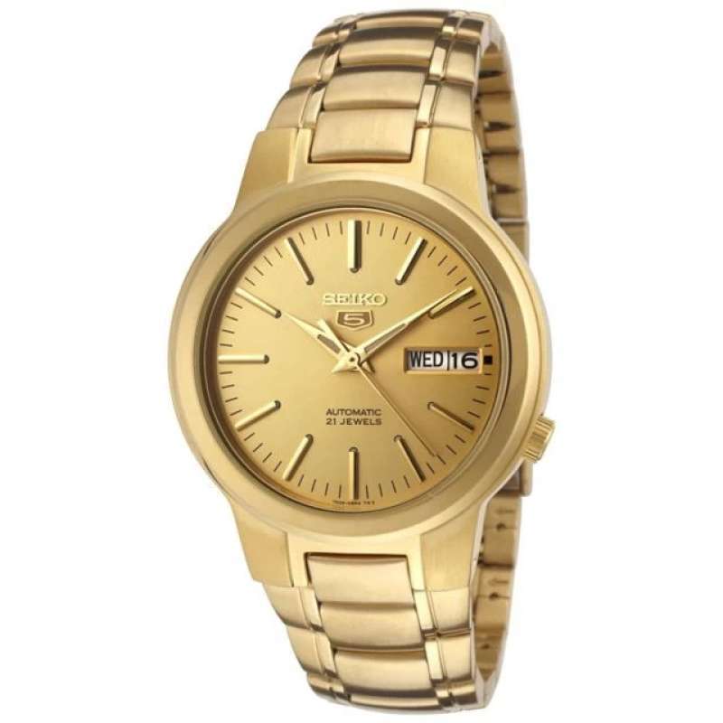 Promo Seiko Snka10k1 Automatic Gold Stainless Steel Jam Tangan