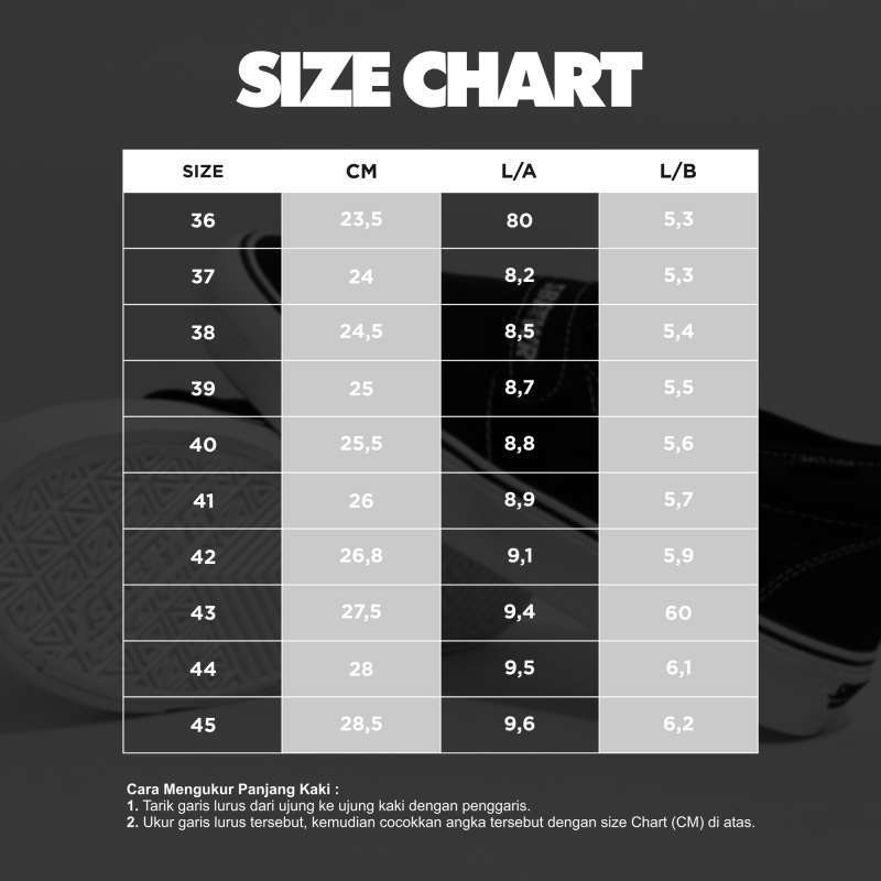 Shoe Size Chart Vans Us In Cm Women's Shoe Size Size Us Vans