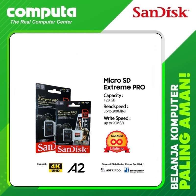 Pro Sdxc Micro Sd Card 128gb V30 Sandisk Extreme Pro Micro