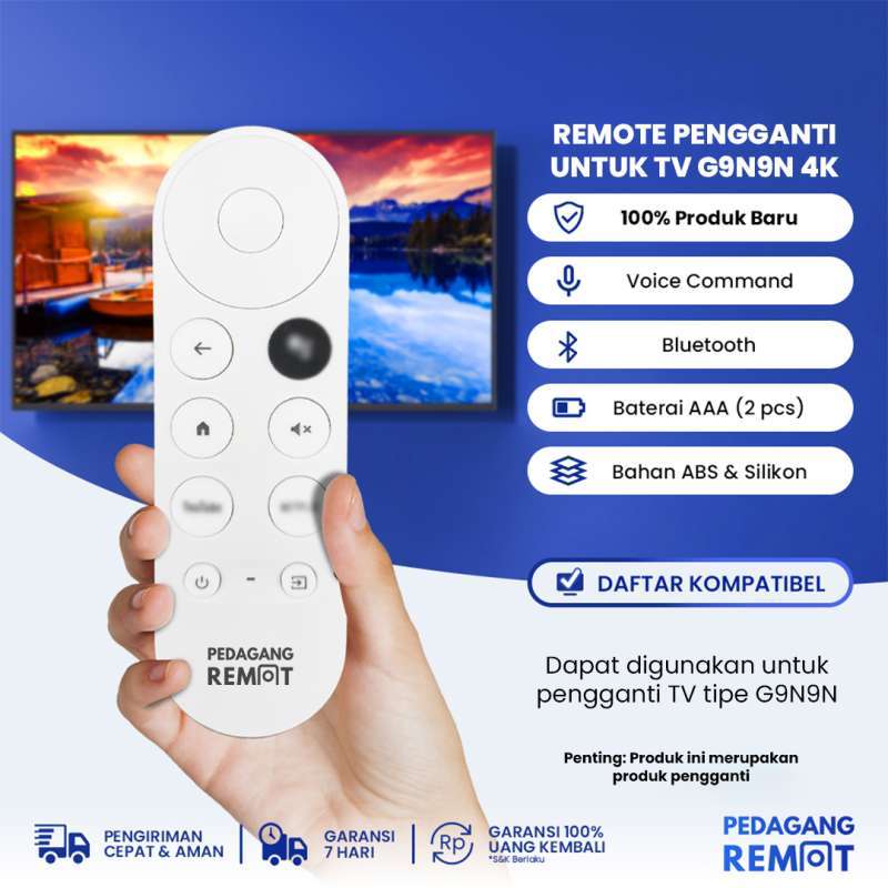 Noctua NH-L9x65 Telecomando Sostitutivo G9N9N Per Chromecast 4K Con Google TV, Con Controllo Vocale Bluetooth E Custodia Telecomando Google Chromecast Tv - Foto 6