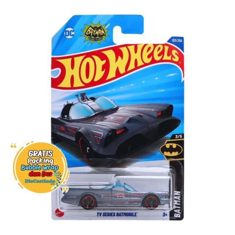 Hot Wheels ID Série TV Batmobile 2019 - Noire - Édition Chase 1/64 - Batmobile TV Series