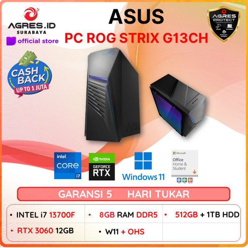 Core I7 Rtx 3060 12gb Ram Asus PC ROG STRIX G13CH INTEL CORE I7