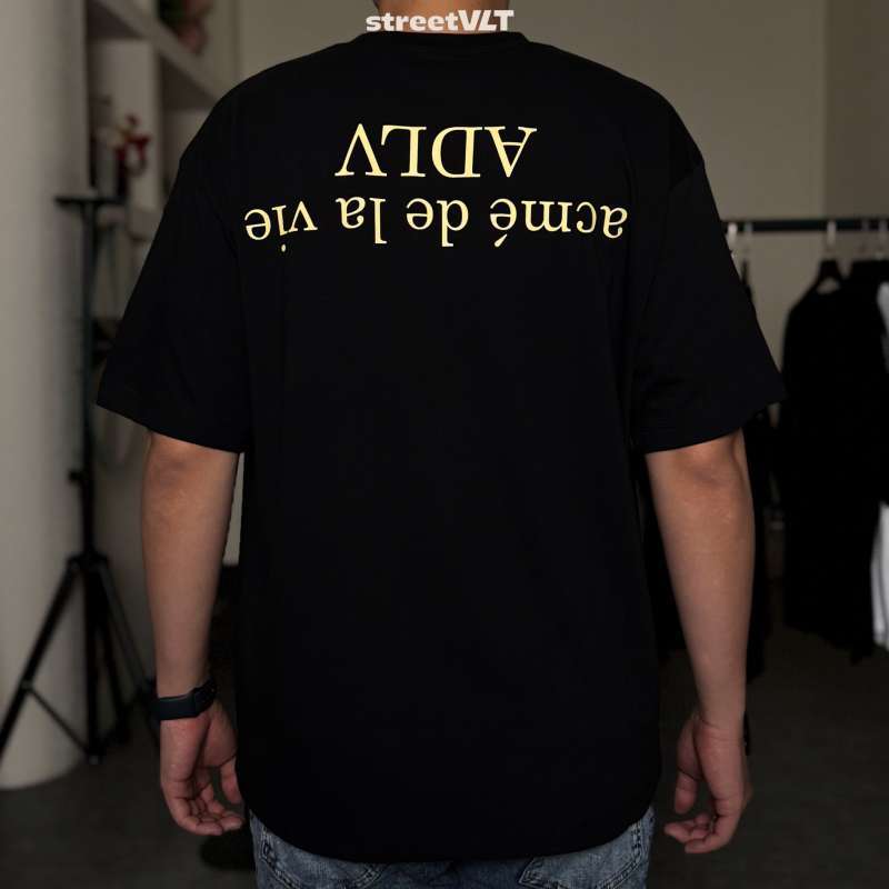 Jual Adlv Upside Down Basic Logo Short Sleeve T-shirt Acme