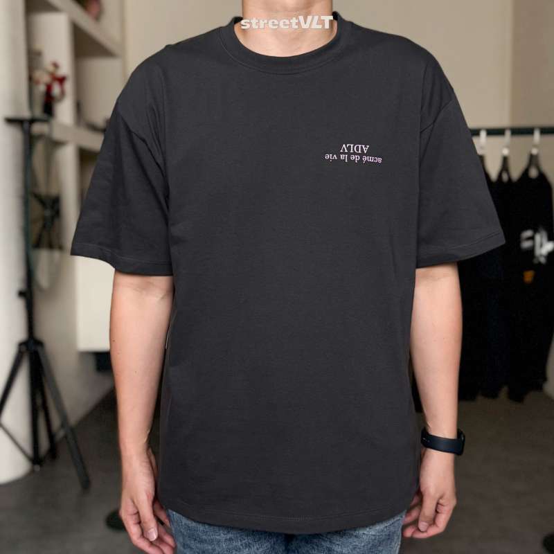 Jual Adlv Upside Down Basic Logo Short Sleeve T-shirt Acme