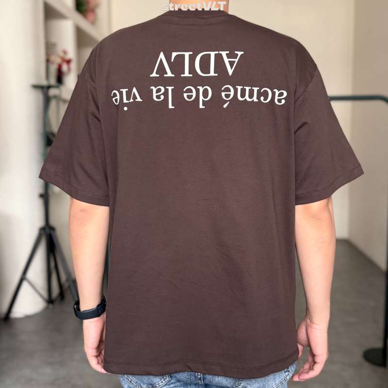 【ADLV】UPSIDE DOWN BASIC LOGO SHORT SLEEVE T-SHIRT acme de la vie