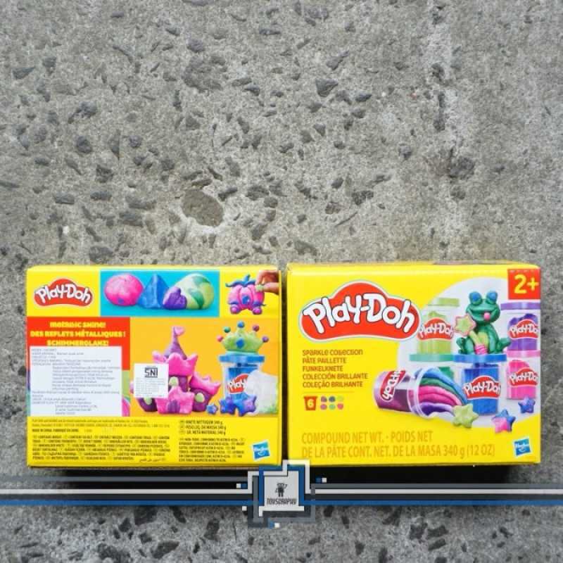 Jual Play Doh Sparkle Collection Pack Playdoh Metallic Shine