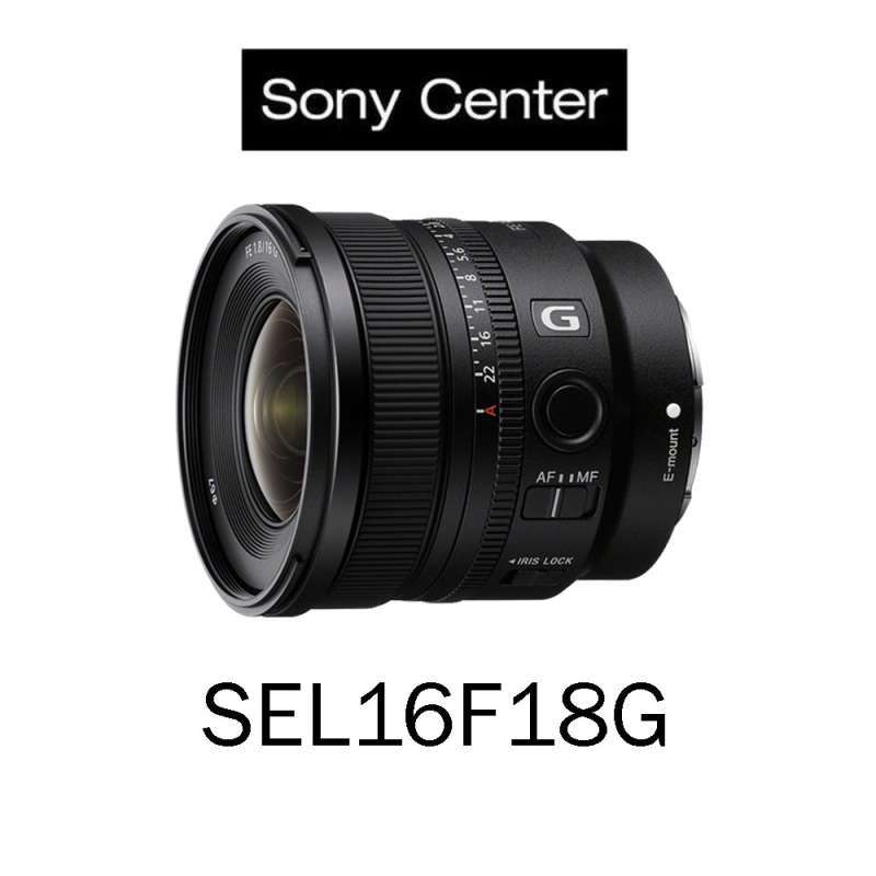 SONY CENTER CAMERA SONY FE 16mm G Lensa G ultra-wide 16 mm bokeh  indah di Lensa Kamera SEL16F18G Full Frame Garansi resmi