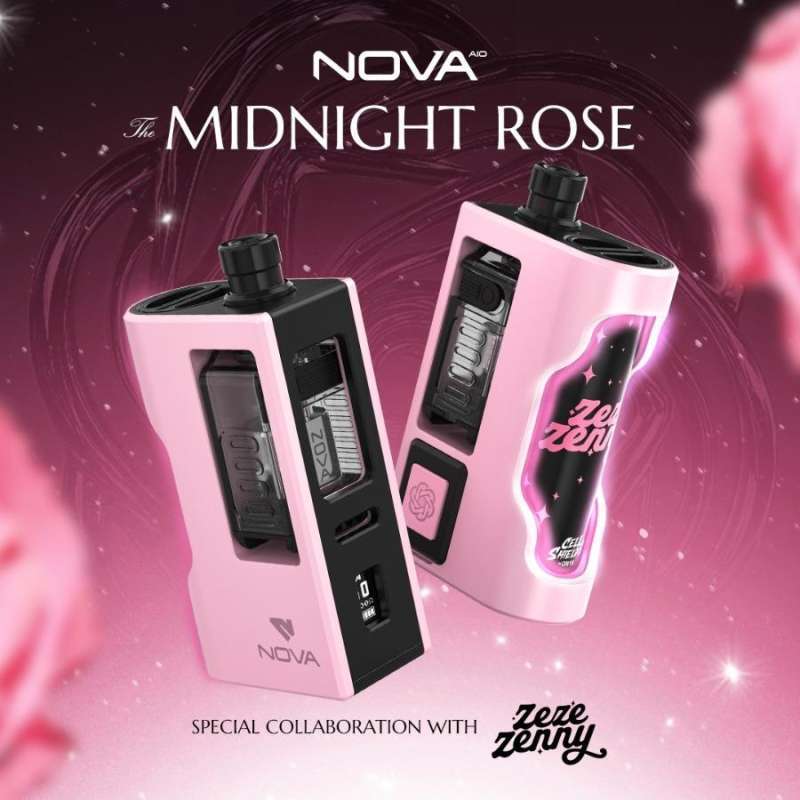 nova aio vandy vape Promo Onyx Nova Aio Midnight Rose 60W 18650 Aio Kit Authentic By Onyx X Vandy  Vape X Zeze Zenny / Nova Aio Diskon 30% Di Seller Avape Store - Cengkareng  Timur, Kota Jakarta Barat