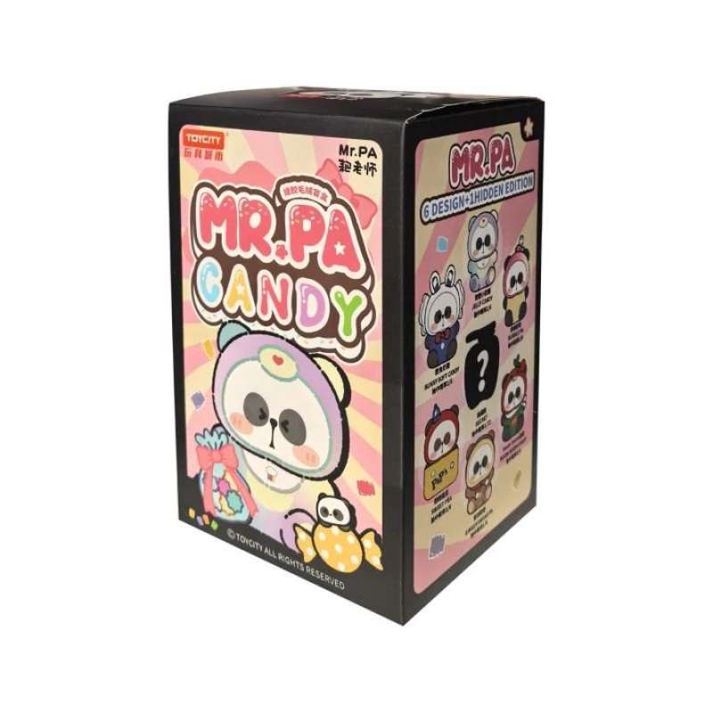 Mr.PA Candy ぬいぐるみ内袋未開封の3体セット Jual Toycity Mr. Pa Candy Series Plush Keychain Bag Charm Di