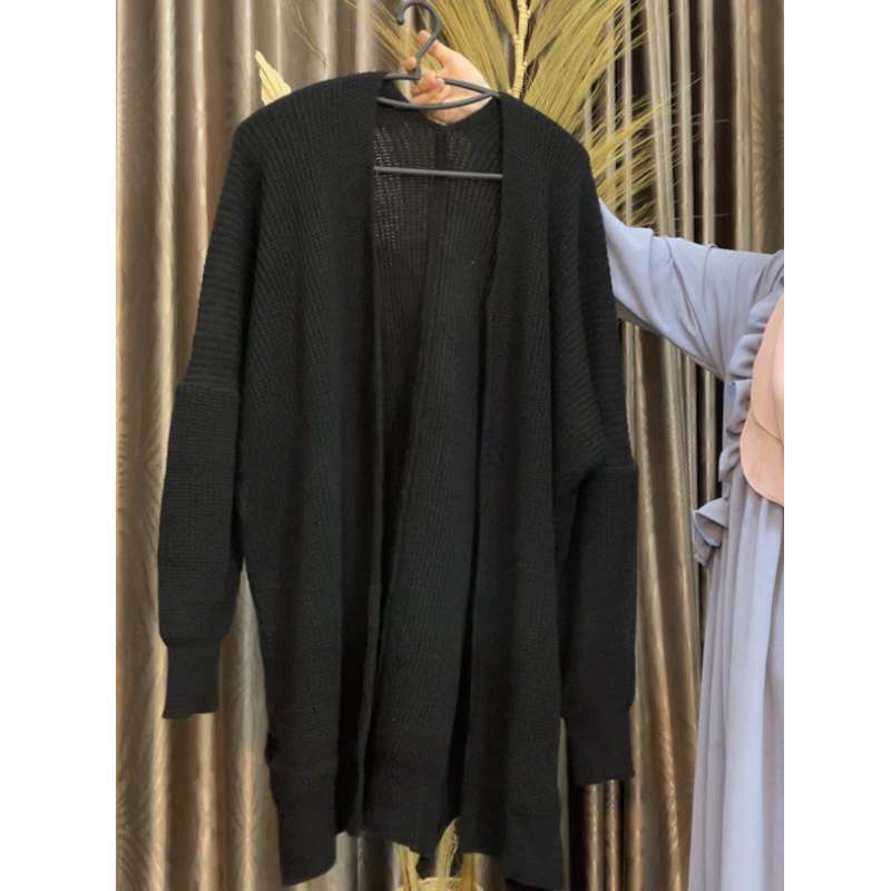 Promo Sweater Cardigan Rajut Oversize Cable Long Cardi Premium Knit ...