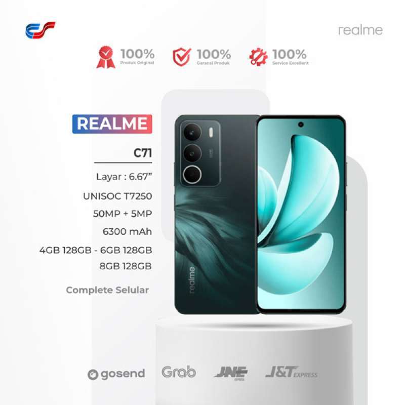 Promo Realme C71 Nfc RAM 4gb 6gb 8gb | 128gb - Garansi Resmi