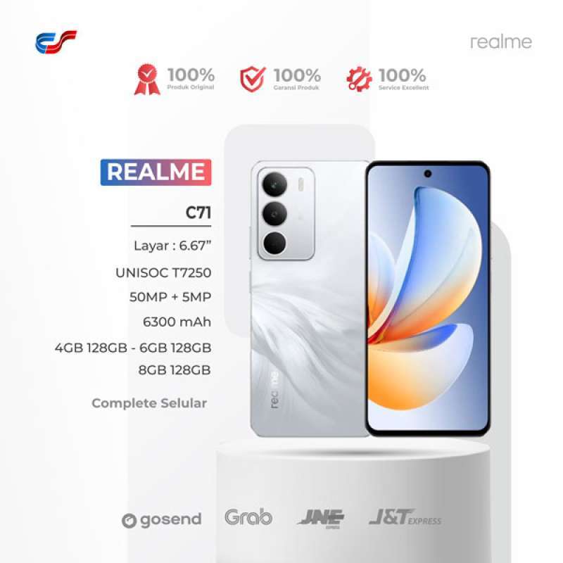 Promo Realme C71 Nfc RAM 4gb 6gb 8gb | 128gb - Garansi Resmi