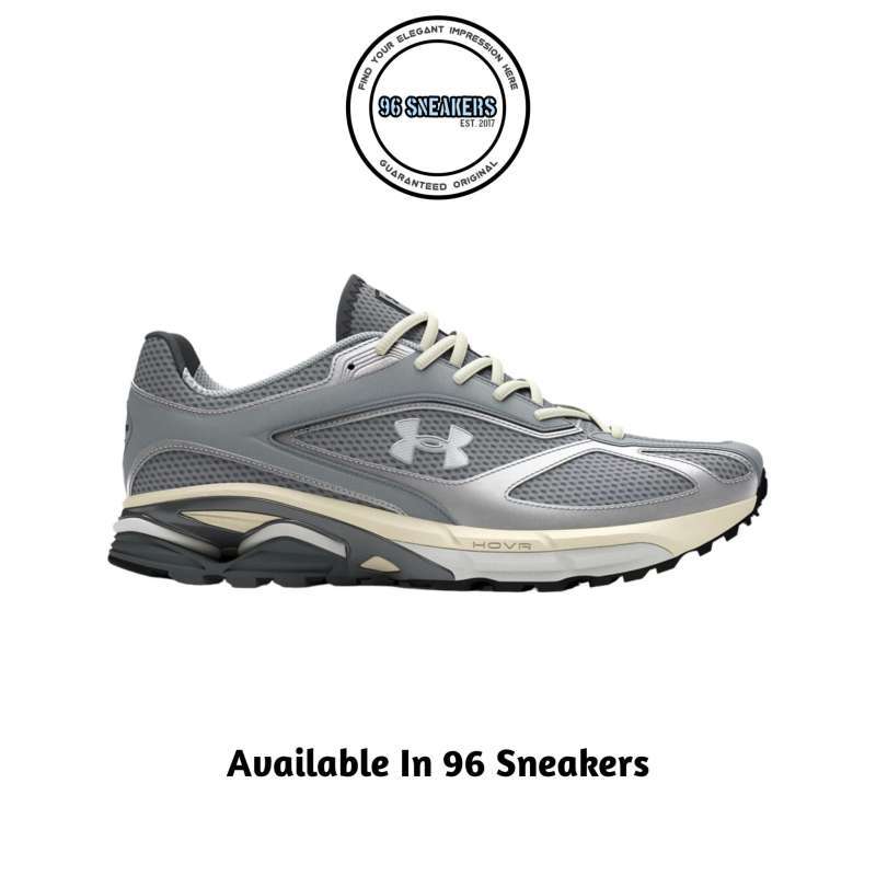 Sepatu Sneakers Pria Under Armour HOVR Apparition Grey (3027595-100)  ORIGINAL