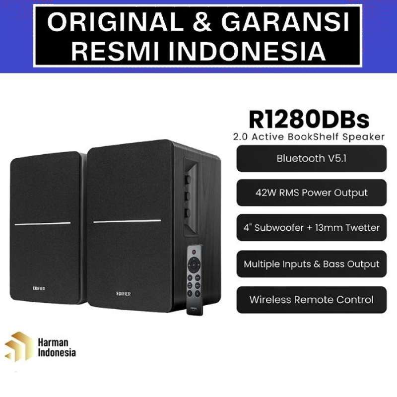 EDIFIER R1280DBs Active BookShelf Speaker BLACK