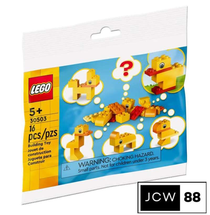 Lego 30503 30541 Polybag Animal Free Builds duck Make It Yours mainan  anak bebek aneka binatang kreasi imaginasi sendiri