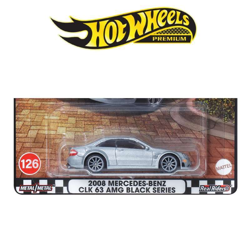 Hot Wheels Premium Mercedes-Benz CLK 63 AMG Black Series 2008 - Série Boulevard - Neuf Sous Blister
