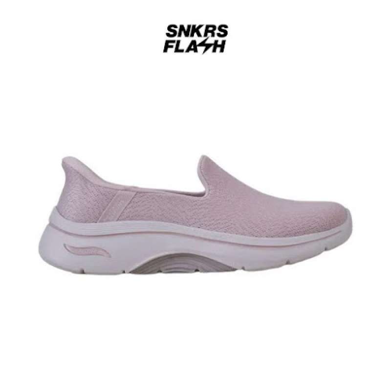 Sepatu Casual Wanita SKECHERS Go Walk Arch Fit Pink 125332LTP