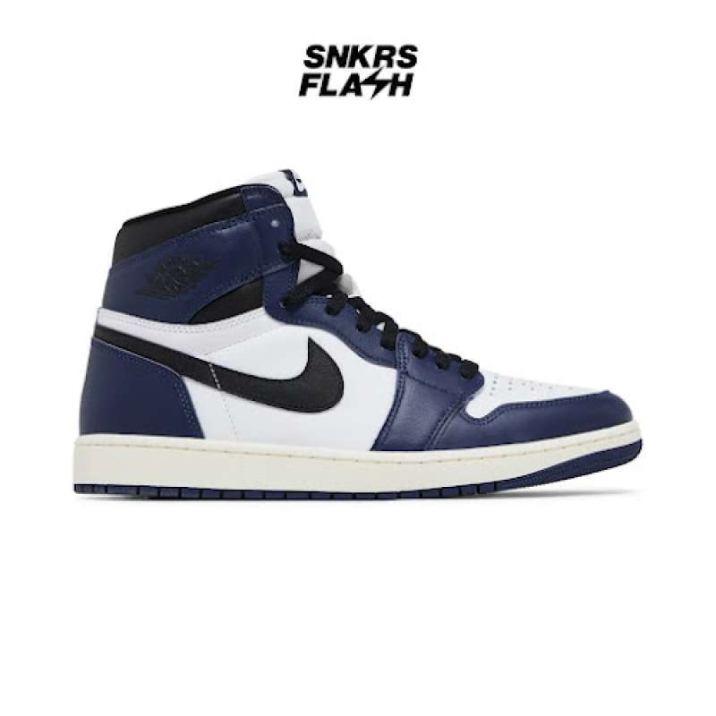Sepatu Sneakers Pria NIKE AIR JORDAN RETRO HIGH OG MIDNIGHT NAVY  DZ5485401